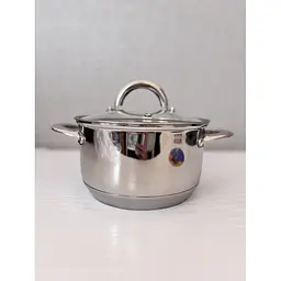 Каструля Vinnarc нержавіюча з кришкою 4.6 л (5446-VN  satin) - мініатюра 4