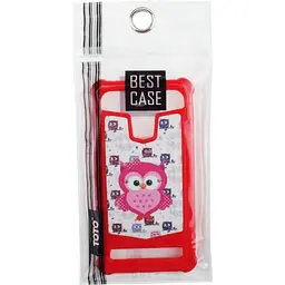 Чохол-накладка Toto Universal TPU case with image 5.5" Owl Red - мініатюра 2