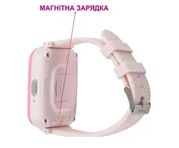 Дитячий смарт-годинник Amigo GO006 GPS 4G WIFI Videocall з відеодзвінком Pink Рожеві - мініатюра 6