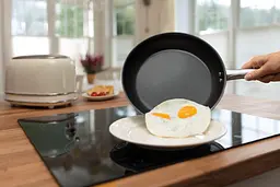 Сковорода Gorenje 24см антипригарне покриття чорний - мініатюра 5