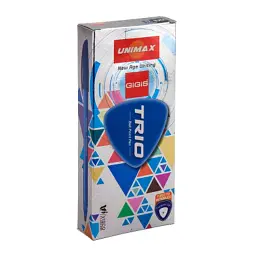 Ручка кулькова Unimax Trio, чорна (UX-104-01) - мініатюра 3