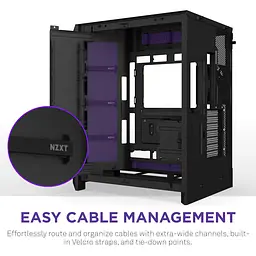 Корпус NZXT H9 Flow Black без БЖ (CM-H92FB-01) - мініатюра 6