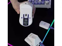 Миша Proove Gaming Jester with Charging Dock White/Purple (WMJSCD022017) - мініатюра 9