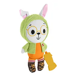 Іграшка з прорізувачем Fisher-Price Зайчик-обіймашка (JLB87) - мініатюра 3