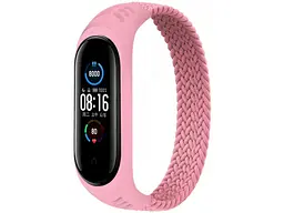 Ремінець BeCover Elastic Nylon Style для Xiaomi Mi Smart Band 5 / Mi Smart Band 6 (Size S) Pink (706141)
