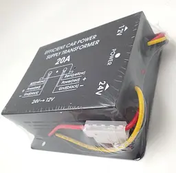 Перетворювач напруги 24 V на 12 V, автоінвертор-конвертор DC/DC 24 V-12 V 20 A UKC