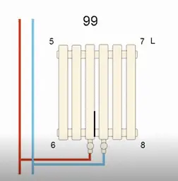 Вертикальний дизайнерський радіатор опалення Arttidesign Livorno 7/2000/476/50 чорний матовий - мініатюра 2