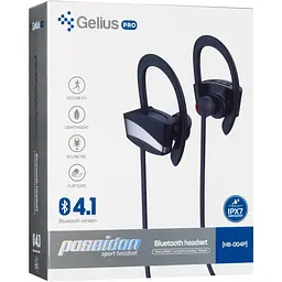Навушники Stereo Bluetooth Headset Gelius Pro Poseidon HBT-004P Black - мініатюра 2