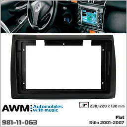 Перехідна рамка Fiat Stilo AWM 981-11-063 - мініатюра 5