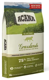 Сухий корм Acana Grasslands Cat 1.8 кг для котів всіх порід та віку (ягня, качка, судак)