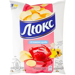 Чипси Люкс зі смаком краба 105 г