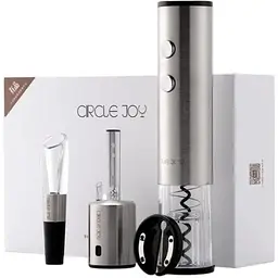 Винний набір Circle Joy Wine Set CJ-TZ02 Сріблястий - мініатюра 2