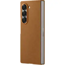 Чохол Epik Leather Case для Samsung Galaxy Fold6 Brown AAA [113349] - мініатюра 4