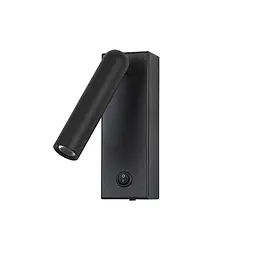 Бра настінне LED Levistella 920V40DSA BK, 3W, 4000K, чорний метал, сучасний стиль для дому