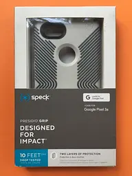 Чохол протиударний Speck Presidio Grip для Pixel 3a White-Grey - мініатюра 2