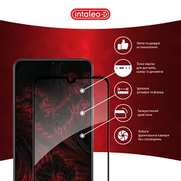 Скло захисне Intaleo Full Glue Realme Note 60X Black (1283126609053) - мініатюра 3