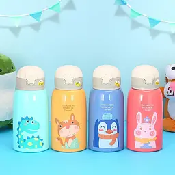 Дитячий термос - поїлка в сумці з чашкою 3 в 1 600 ml Mumlove Синій - мініатюра 7