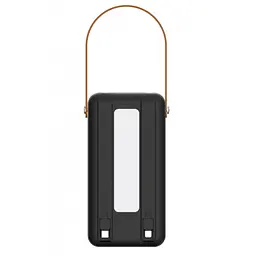 Зовнішній акумулятор Power Bank LENYES PX691D, 60000 мА·год, швидка зарядка PD 22.5W, чорний - мініатюра 5