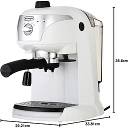 Кавоварка ріжкова DeLonghi EC 221.W [139143] - мініатюра 7