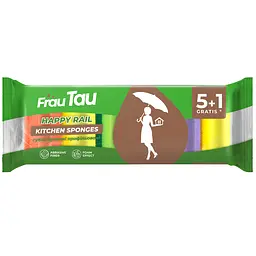 Губки кухонн Frau Tauі Happy Rail 6 шт.