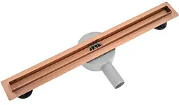 Душовий канал Rea Neo Slim Pro 80 см brushed copper REA-G0653 - мініатюра 4