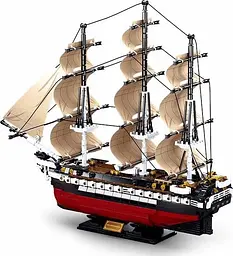Конструктор SLUBAN M38-B0836 "Model Bricks": Фрегат ІХ-21 1:170 1118 дет. - мініатюра 3