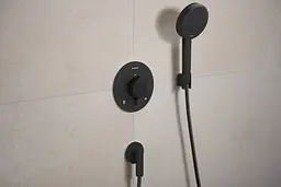 Термостат для душу Hansgrohe Ecostat Comfort S прихованого монтажу 2 function matt black 33715670 - мініатюра 2