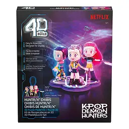 Пазл для створення 3D-моделі Spin Master Кейпоп-мисливиці на демонів: гурт Хантрікс 212 деталей (SM47184/6078016)