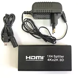 HDMI сплиттер 1×4 Atcom HDMI 4 портов поддержка UHD 4K - мініатюра 1