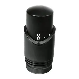 Комплект дизайн кранів з термоголовкою Ideale Duo 1/2”x1/2” чорний - мініатюра 5