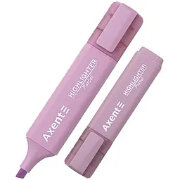 Набір маркерів Axent Highlighter 2537-A 1-5 мм клиноподібний 12 шт. пастель лавандовий (2537-36-A)