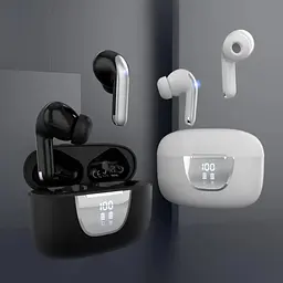 Бездротові навушники S42 TWS зі світлодіодним дисплеєм Bluetooth - мініатюра 6