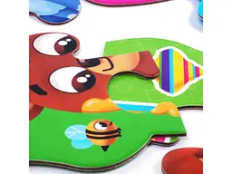 Гра розвиваюча VLADI TOYS "Лісові звірі" пазли картонні VT1722-26 - мініатюра 4