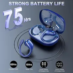 Бездротові навушники Bluetooth 5.3 з мікрофоном та шумозаглушенням CVC8.0 IP7 - мініатюра 5