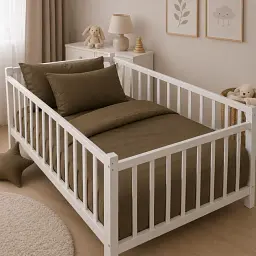 Комплект постільної білизни MirSon бязь BABY Light cacao 110 x 140 см (2200013671480)