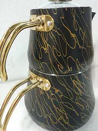 Двоярусний чайник O.M.S. Collection 8204-M Gold (0,8/1,8 л.) - мініатюра 7