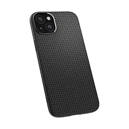 Чехол Spigen Liquid Air для iPhone 15 Plus Matte Black (ACS06650) + защитное стекло - мініатюра 7