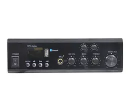 Трансляционный усилитель BiG 2-ZONE D-class 110W MP3/FM/Bluetooth 110V/4-16Ом - мініатюра 1