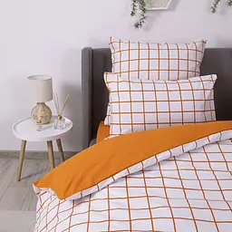 Постільна білизна євро ТЕП Happy Sleep Terracotta Check 2-03796-25232 215х220 см - мініатюра 5