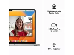 Ноутбук Apple MacBook Air 15 M2 Space Gray 2023 (Z18L000PU, Z18L000T6) - мініатюра 8