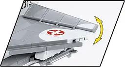 Конструктор COBI літак Mirage IIIS Swiss Air Force 5827 - мініатюра 5