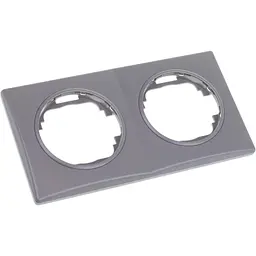 Рамка Brille подвійна сіра WB-2F Grey