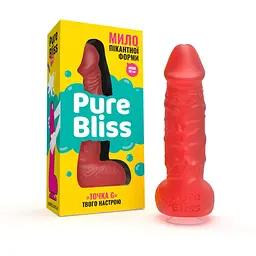Крафтове мило-член із присоскою Pure Bliss Mini Red - мініатюра 2