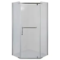 Душова кабіна з низьким піддоном Mixxus Lines SCT01-90x90x198-TR хром прозоре скло 6 мм MI6913, Універсальна, прозорий, хром