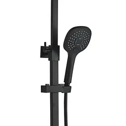 Душова система Globus Lux Termostatic Q VAN-GLQ-0041T-BB, Чорний матовий - мініатюра 3