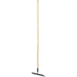 Граблі Fiskars Solid з дерев'яною ручкою на 14 зубців (1011598) - мініатюра 2