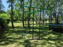 Вуличний дитячий спортивний комплекс з гойдалкою на ланцюгах "Акробат" - мініатюра 4