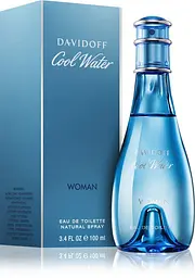 Туалетна вода Davidoff Cool Water Woman Тестер 100 мл - мініатюра 2