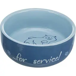 Миска Trixie Thanks for Service для котів керамічна 11 см 300 мл - мініатюра 2