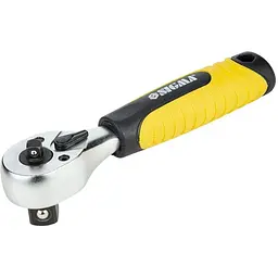 Тріскачка Sigma двостороння укорочена 1/4"-1/2" 145мм 72T CrV (6050251)